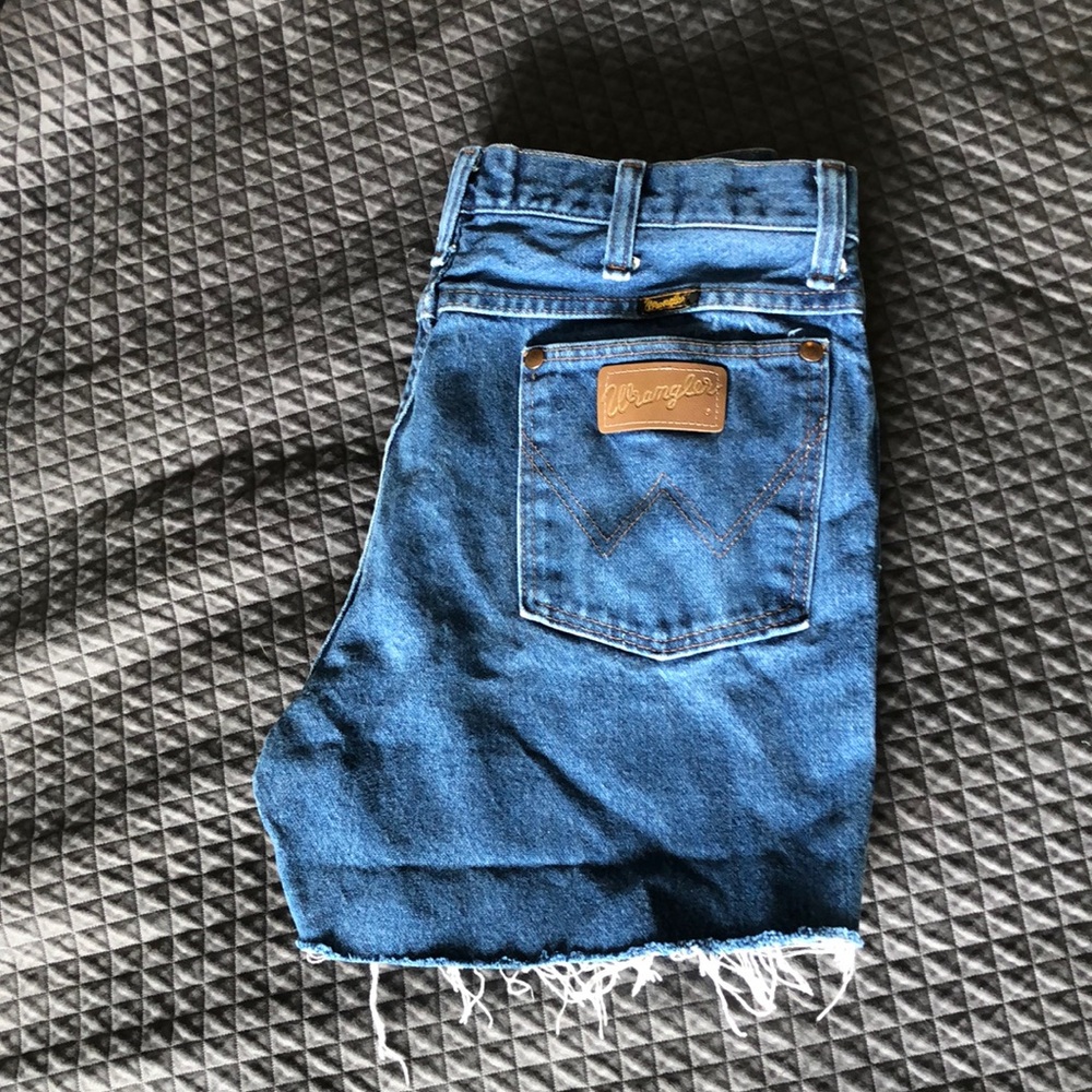 Vintage Wrangler cut offs